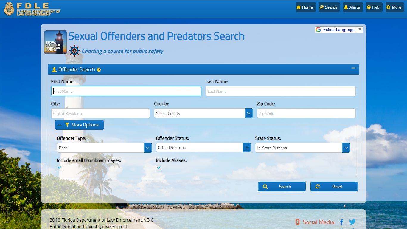 FDLE - Sexual Offender and Predator System